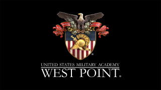 Fully rendered image of digitally hand-carved 3D CG West Point Military Academy crest